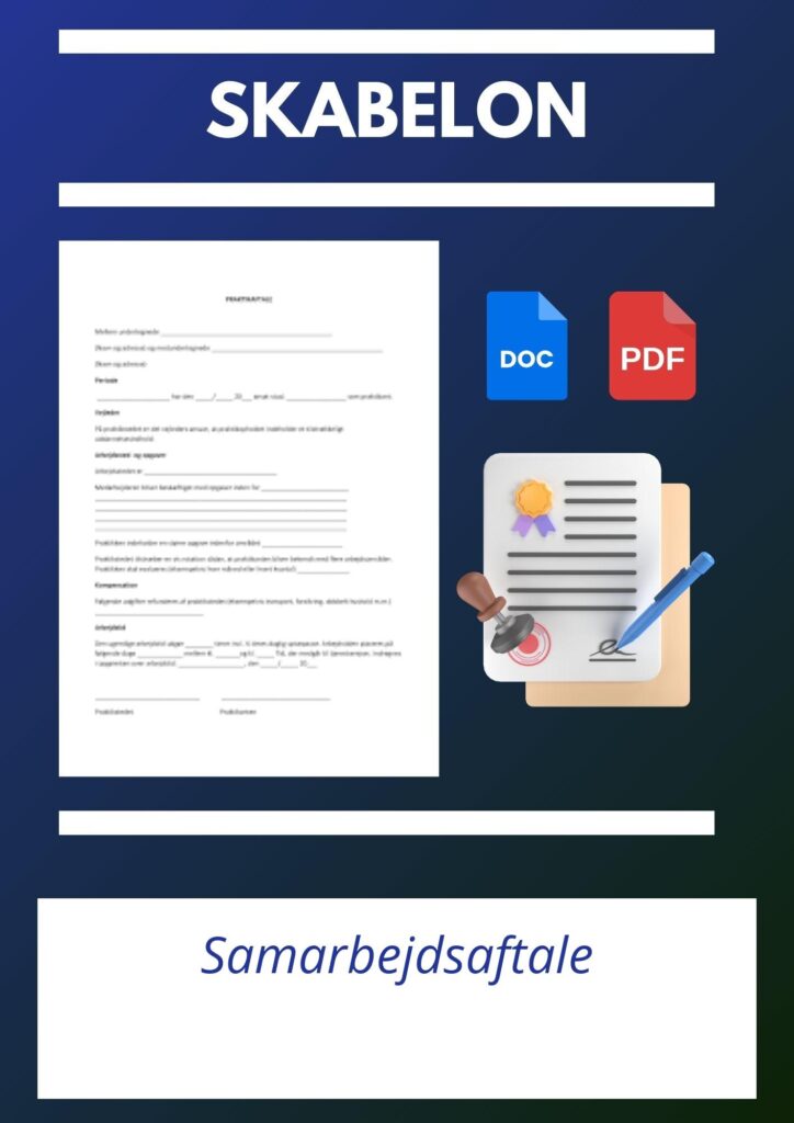 En samarbejdsaftale: Definition af rettigheder og forpligtelser i partnerskaber